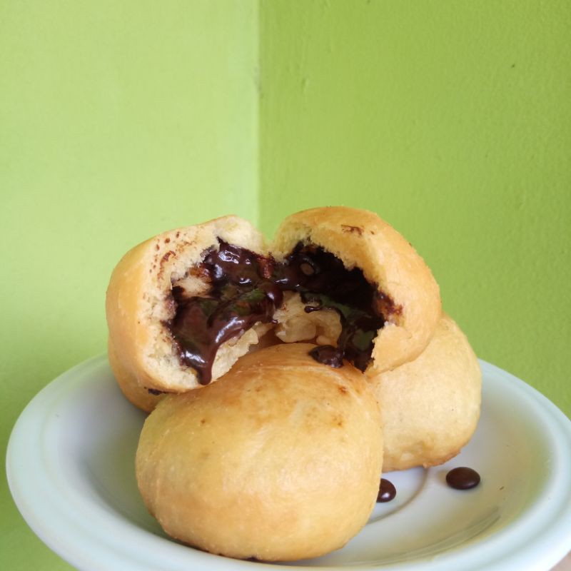 

Roti Goreng lembut dengan coklat Melerrrr