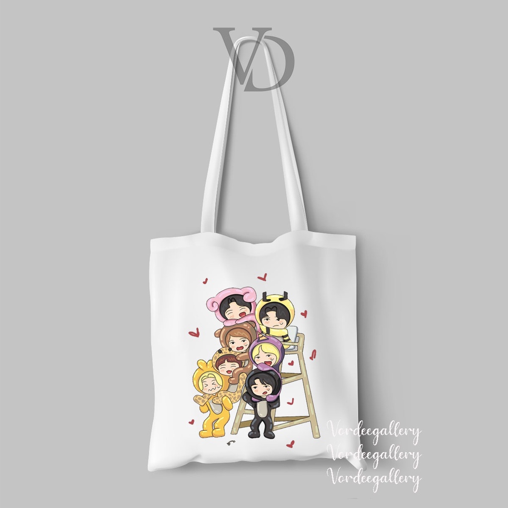 tote bag gambar korean kpop ENHYPEn boy band korea