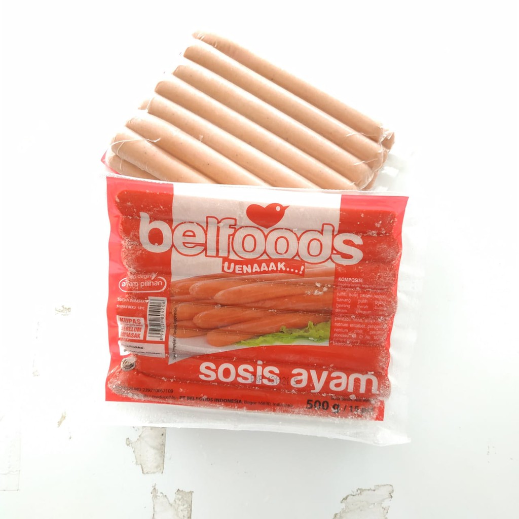 

SOSIS AYAM BELFOODS 500GRAM | SOSIS UENAAAK BELFOODS | SOSIS AYAM ASLI BELFOODS | SOSIS BELFOODS