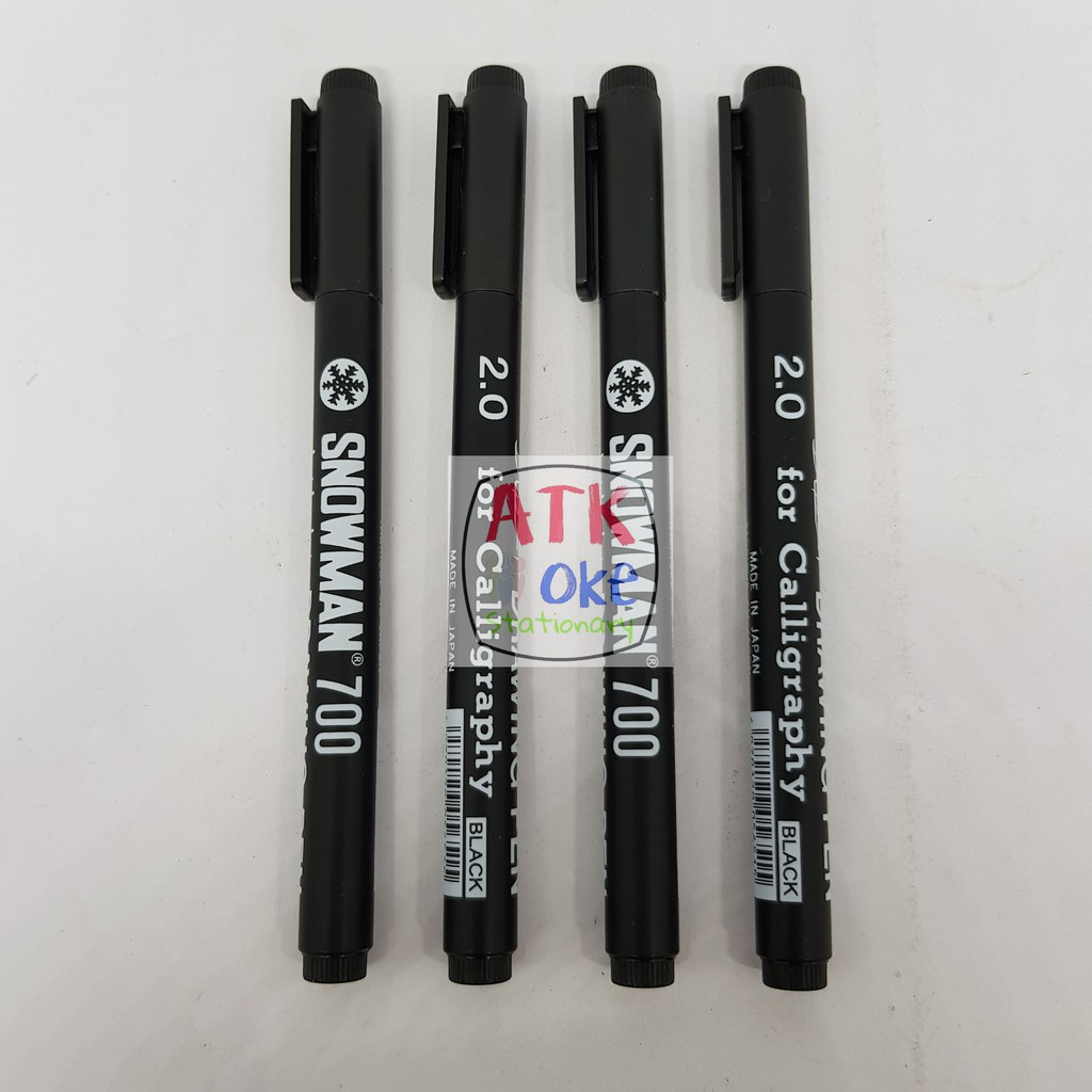 

Drawing Pen Calligraphy Snowman 2.0 Hitam