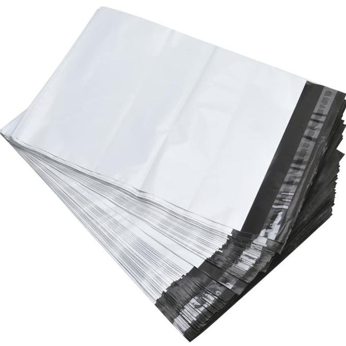 

HOT SALE|BEST SALLER 17x30cm - White Polymailer | Polybag | Plastik Amplop isi 100 lembar