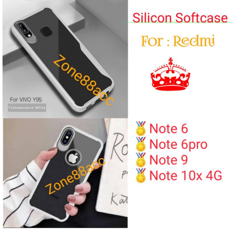 Case Redmi Note 6 6pro pro 9 10x 4G Silicon Softcase Silikon Casing Cover Softshell Focus