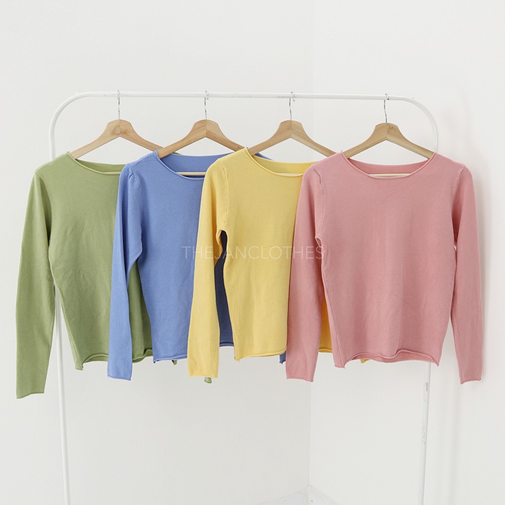 Terie longtop knit -Thejanclothes