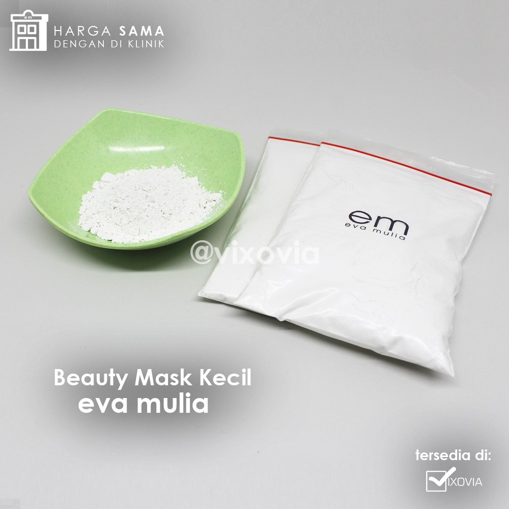 Beauty Mask Kecil / Masker Kecantikan Wajah (100 gr) Eva Mulia