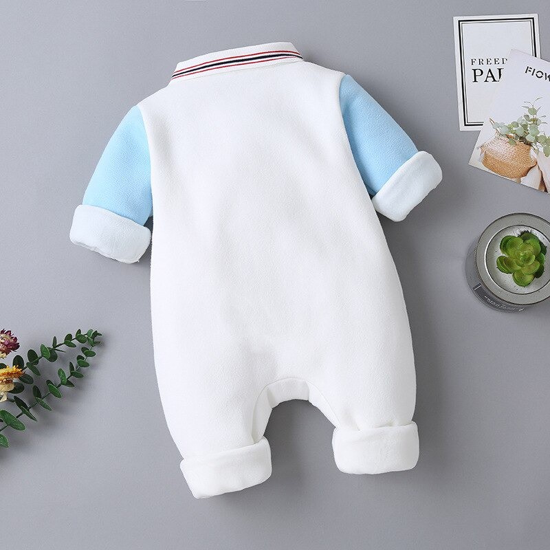 babylovanta - Baju Bayi Jumper Lengan Panjang import Korea TUXEDO CAPTAIN