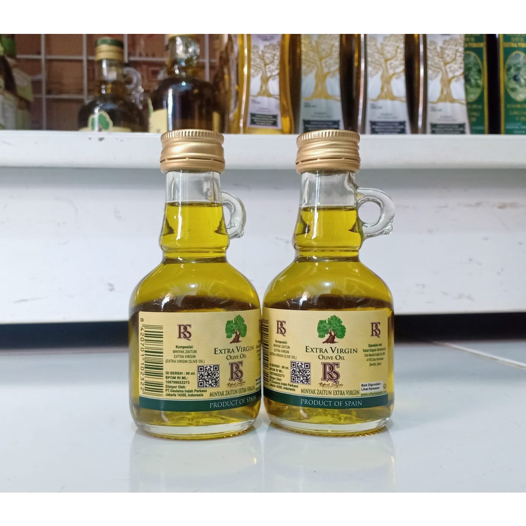 

MINYAK ZAITUN RS RAFAEL SALGADO 90 ML | EXTRA VIRGIN OLIVE OIL