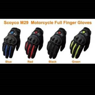 Gloves Sarung Tangan Motor SCOYCO MC 29 MC29 FULL Glove MC29 ORIGINAL