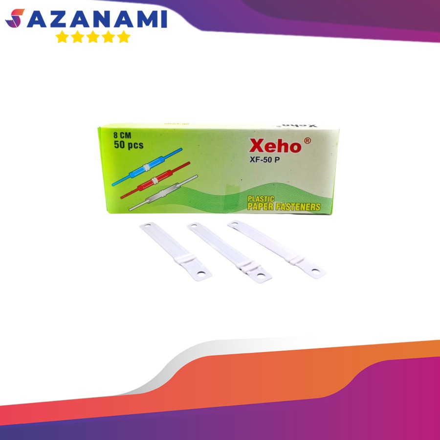 

XEHO ACCO PLASTIC PAPER FASTENER MAP PENGIKAT KERTAS ACCO 50PCS 8CM