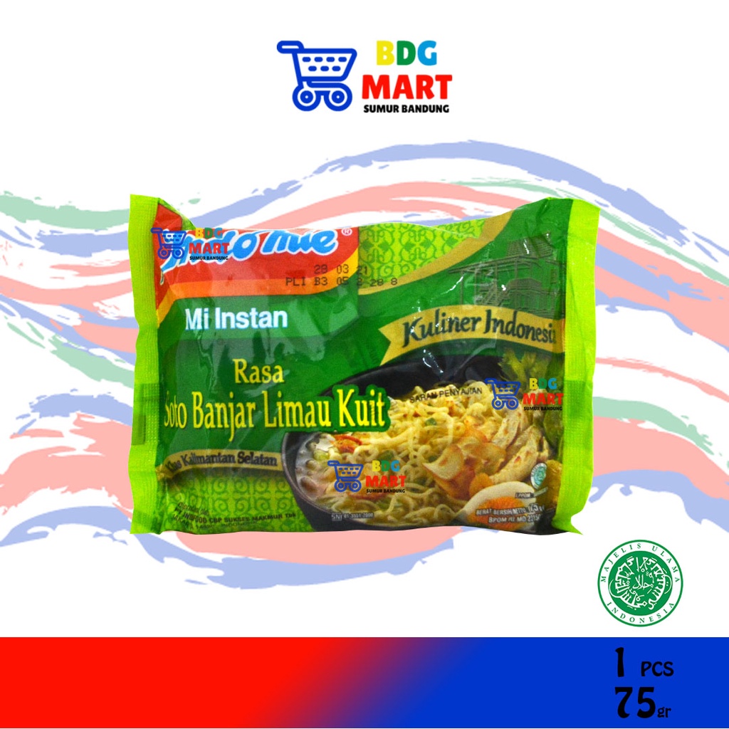 

ECER Indomie Kuliner Soto Banjar Limau Kuit Instan Kuah Halal MUI - 75gr