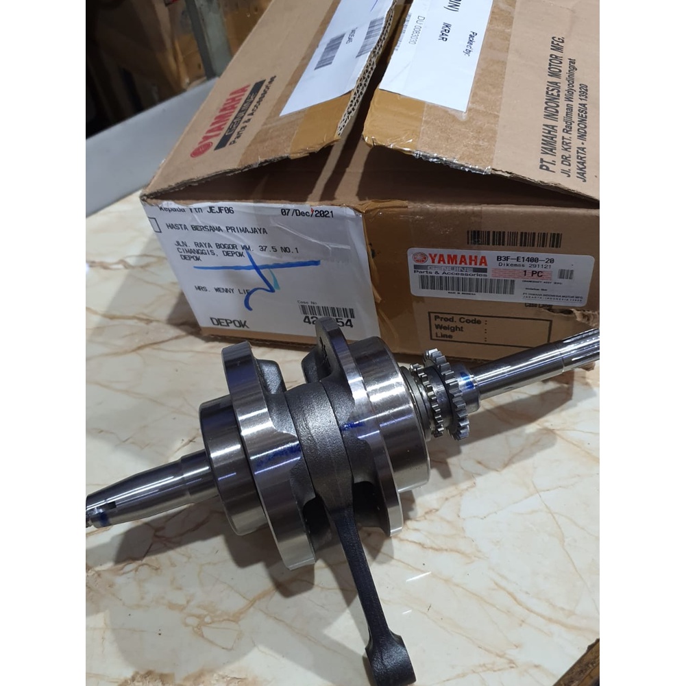 KREK AS KRUK AS BANDUL CRANKSHAFT LEXI 125 ASLI ORI YAMAHA B3F-E1400-20