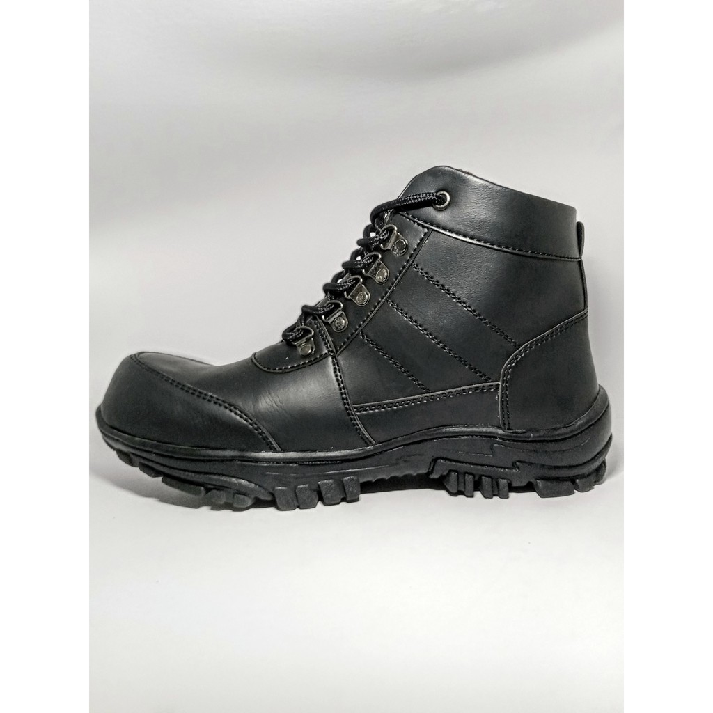 Sandra's Olshop - TERMURAH Sepatu Boots Pria 6 inchi Crocodile Morisey Hitam Coklat Tan Safety ujung besi kerja lapangan bikers hiking touring adventure berburu
