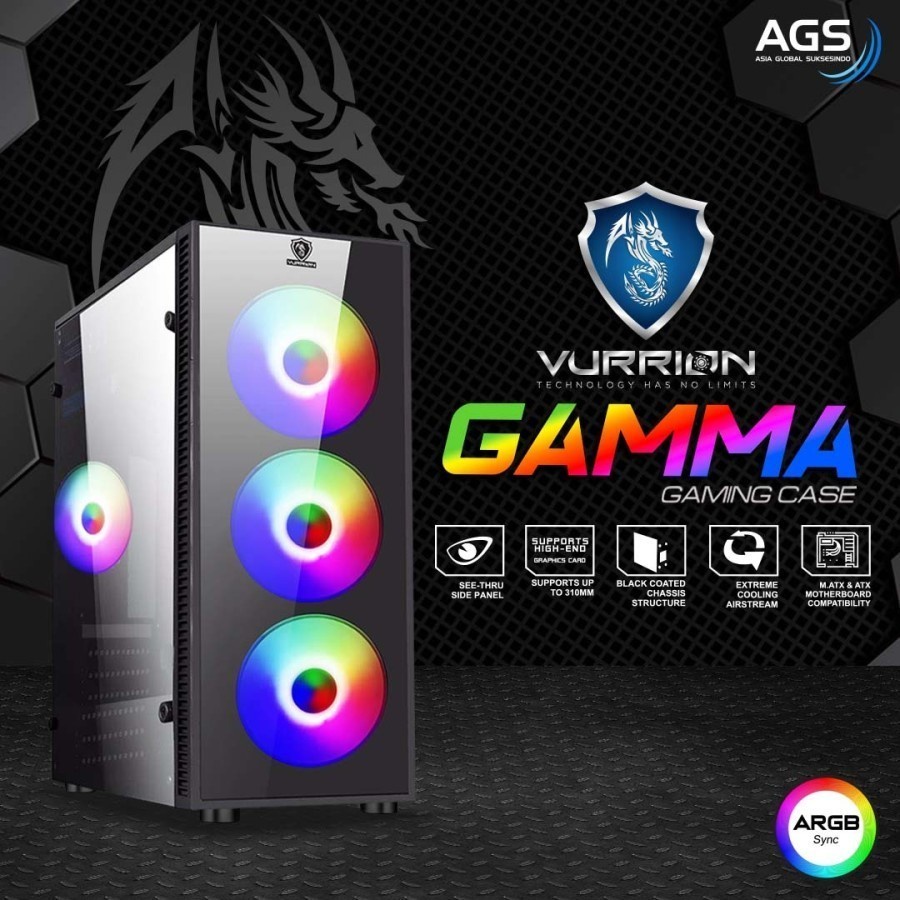 CASING VURRION GAMMA + 3 FAN