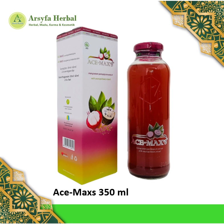 

ACE MAXS Acemaxs 350 ml Acemax Acemaxs Jus Kulit Manggis Ekstrak kulit Manggis Daun Sirsak