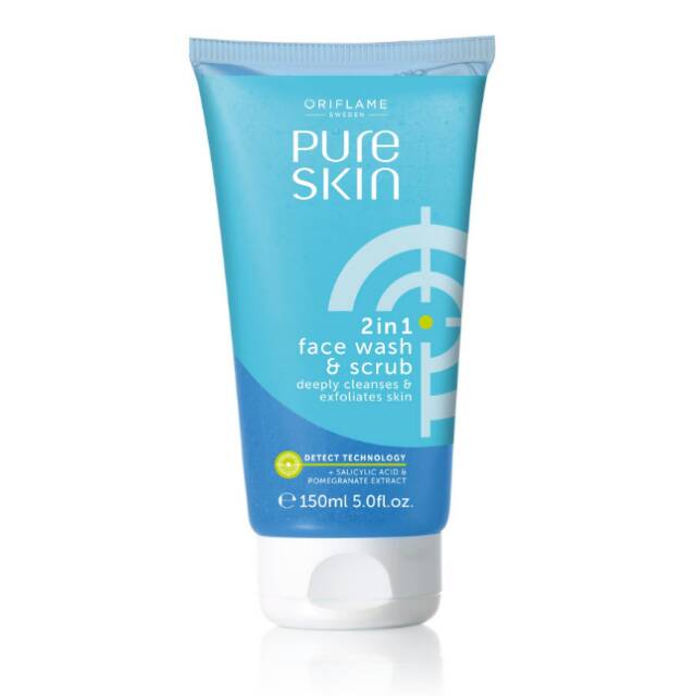 Pure Skin 2-in-1 Face Wash &amp; Scrub