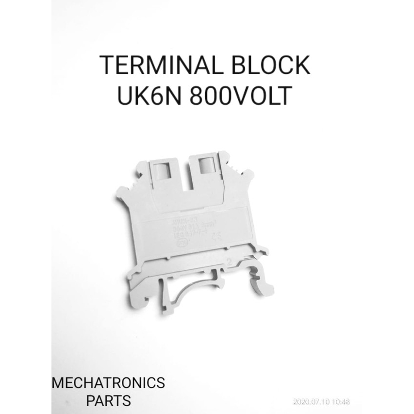 [DEV-9136] TERMINAL BLOCK UNIVERSAL UK6N 0.2-6MM 800V DIN RAIL EWIG