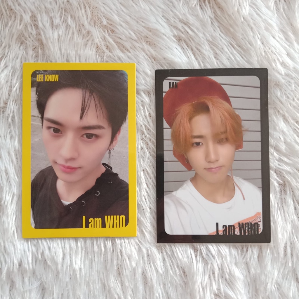PC PHOTOCARD IMW IAM WHO LEE KNOW LINO HAN JISUNG STRAY KIDS
