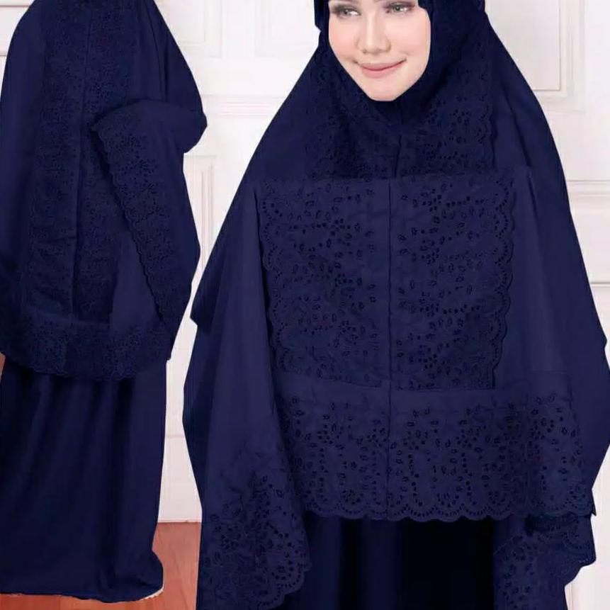 Tetap Trendϟ Amshop  Mukena  Dewasa Terbaru Fatimah Khadijah KD  Dan Azizah Polos Bordir 5.5 sale/SH