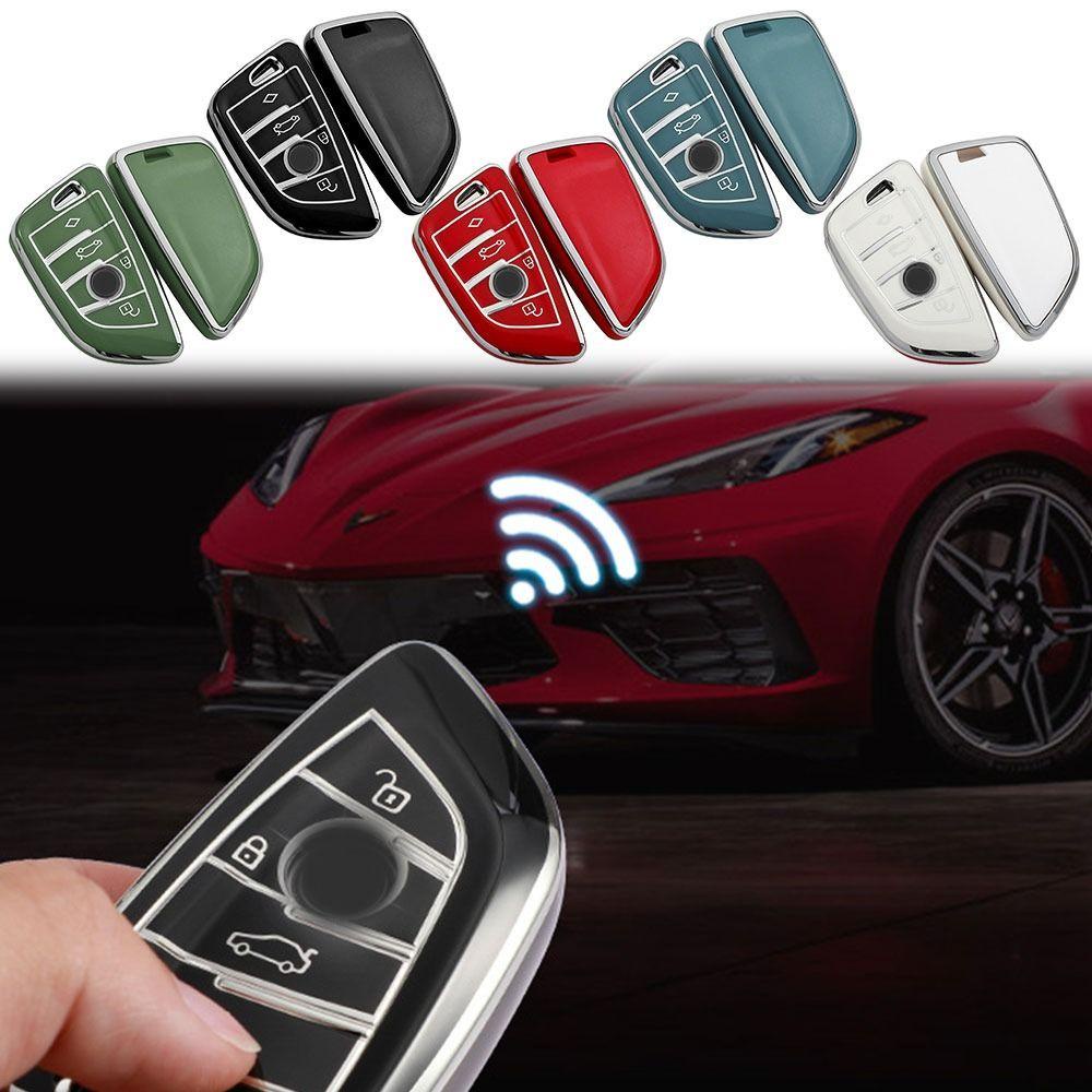 Preva Remote Key Case Soft TPU Pelindung Aksesoris Mobil Key Fob Cover