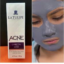 La tulipe acne charcoal mask