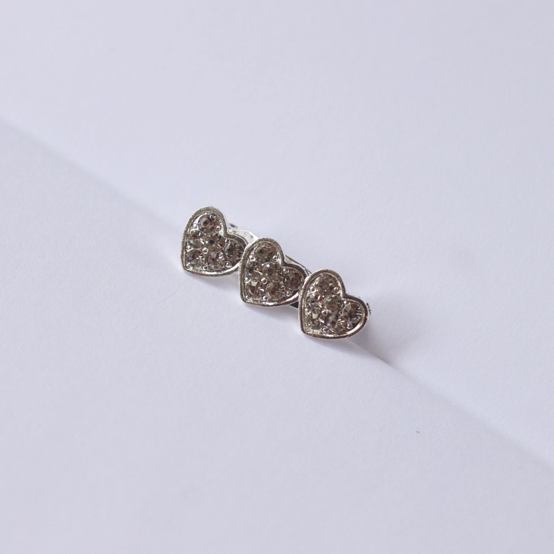 Bros Kecil Bros Mini Silver Part 2 Bros Jilbab Bros Hijab Bros Dagu Bros Imut Bros Cantik Brooch BZO-Love3