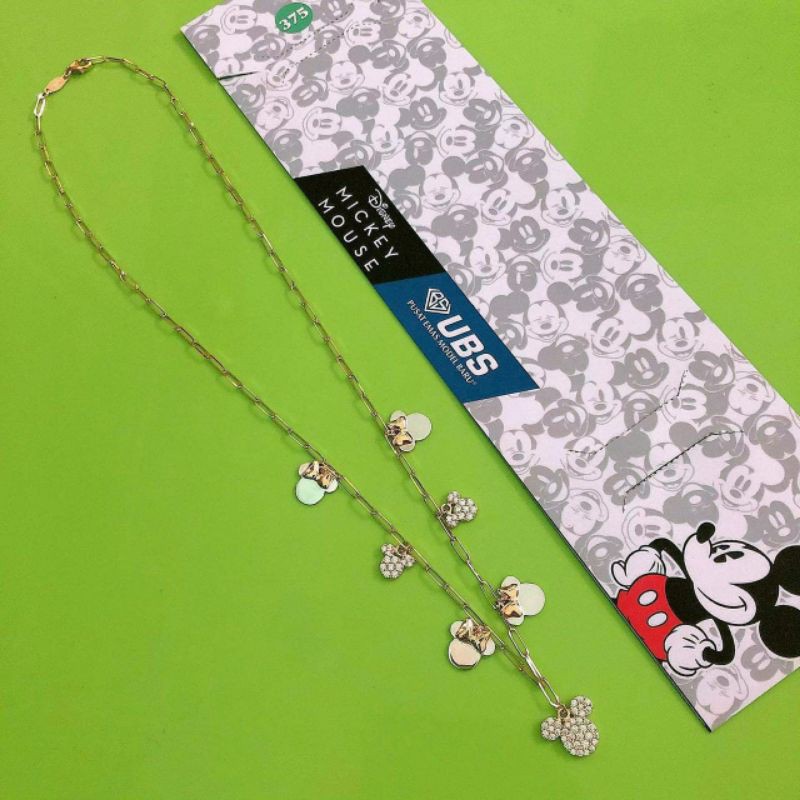 Kalung mickey minnie mouse paperlina paperclip kadar 375 UBS