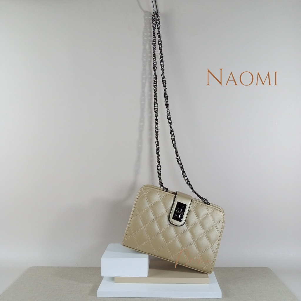 NAOMI - Jenifer Sling Bag Import Premium Rantai Tebal - Tas Slempang Kulit Sintetis Wanita - Tas Hangout Terbaru Latest product Dewasa Rantai - Sling Bag Wisuda- Tas Wanita - Jenipher Bag - Tas Naomi - Naomi Bag