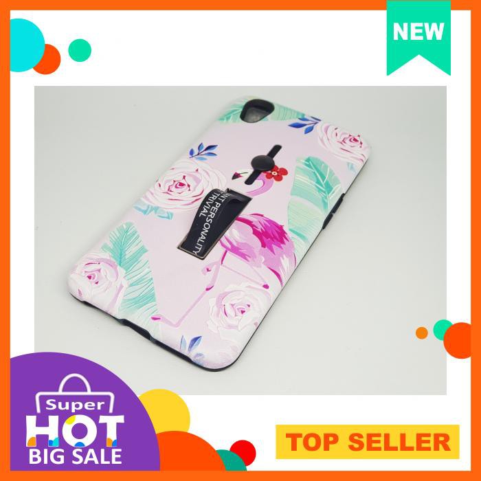 [ Grip Standing ] Hardcase Karakter 4D For Iphone 6,6Plus,7,7Plus,8,X - Casing & Covers - Hard Case