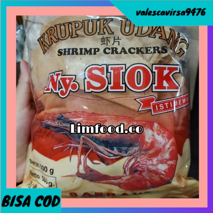 

⭐BISA COD⭐ kerupuk udang ny siok