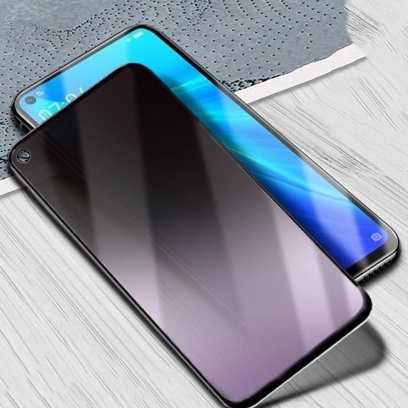 OPPO RENO 8 4G 8 5G 8Z 5G RENO 8 PRO 5G RENO 6 4G 6 5G 4F RENO 4 RENO 5 5G 5F TEMPERED GLASS SPY ANTI GORES KACA FULL LEM TEMPERED HITAM GELAP FULL COVER PELINDUNG LAYAR