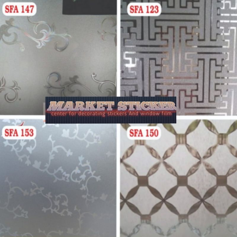 SUNBLAST KACA MOTIF / STIKER KACA / STIKER KACA JENDELA RUMAH PREMIUM