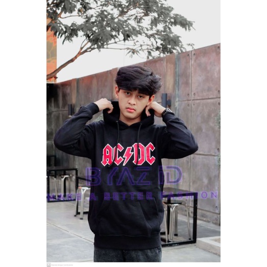 HOODIE H&amp;M ACDC REDFONT