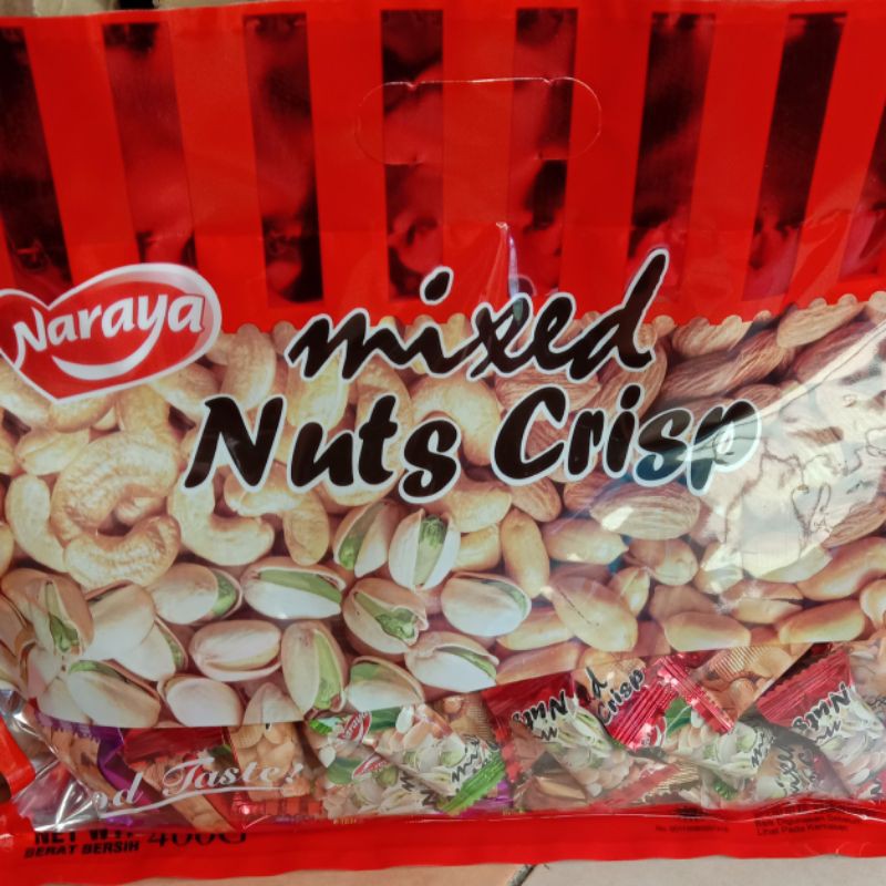 

Permen Kacang Naraya Mixed Nut Crisp 400Gram