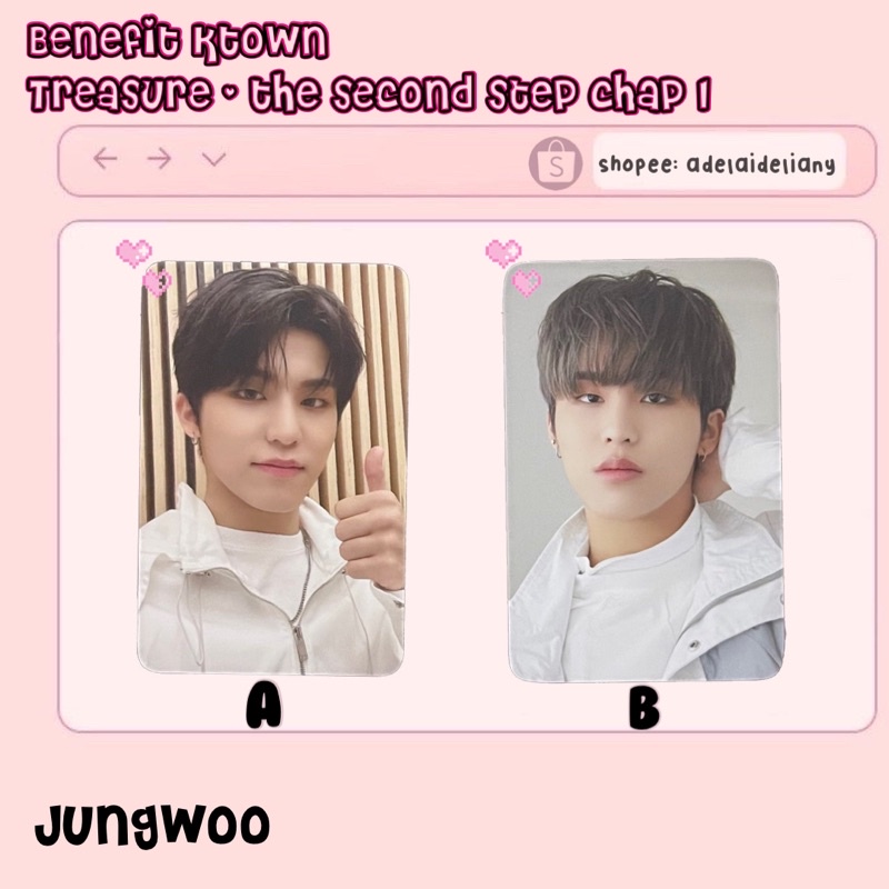 [READY] PHOTOCARD (PC) Jungwoo Treasure Benefit KTOWN POB - The Second Step TSS Chapter One JIKJIN D