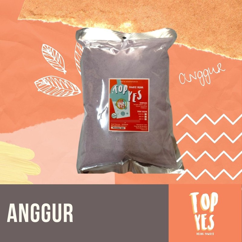 

Bubuk Minuman Rasa ANGGUR - 1KG