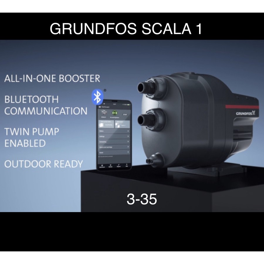 Pompa Pendorong Booster Pump Grundfos SCALA 1 Grundfos SCALA1 5-55