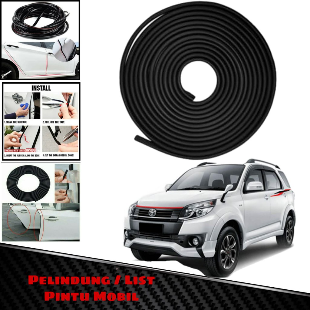LIST KARET PINTU MOBIL NEW RUSH