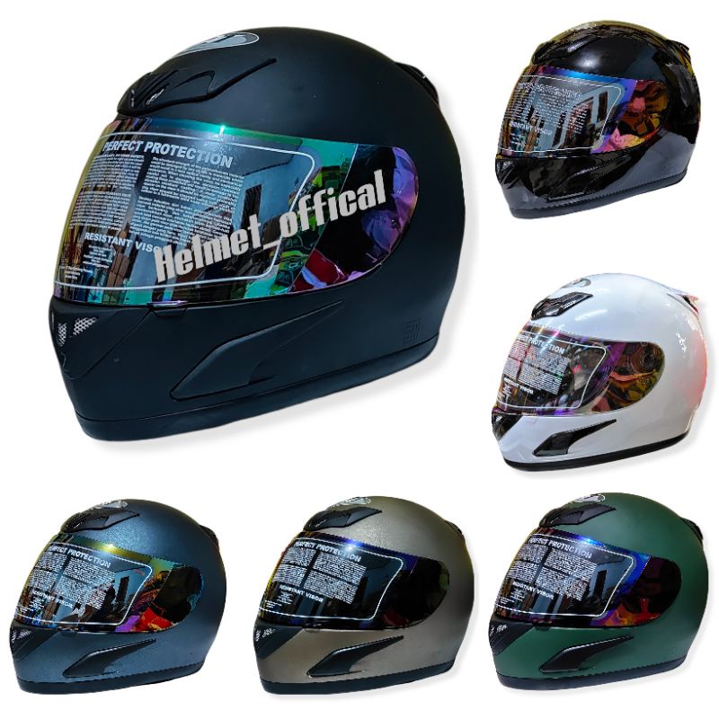 Helm Full Face Jpn Polos Original