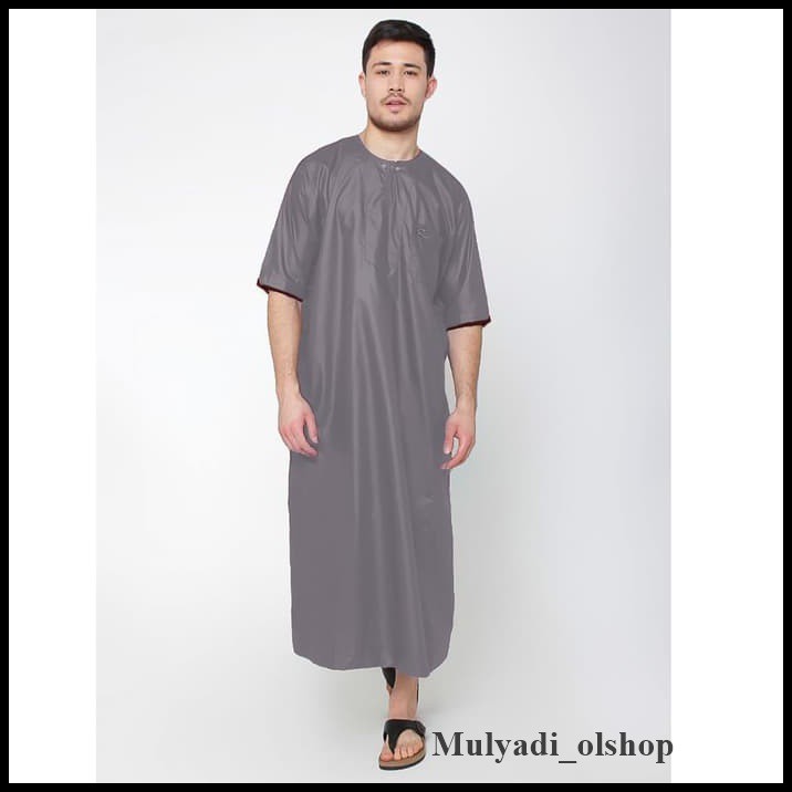 baju muslim/baju muslim pria/pakaian muslim/gamis/gamis pria/lengan pendek