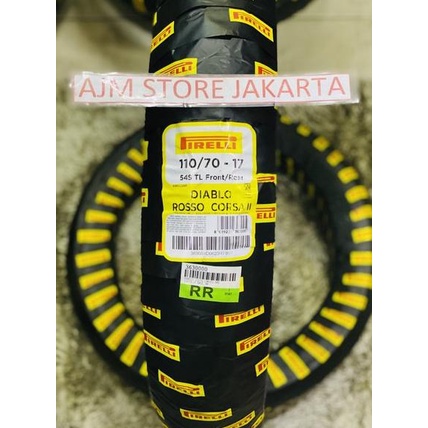 Pirelli Diablo Rosso Corsa 2 110 70-17 Tubeless..