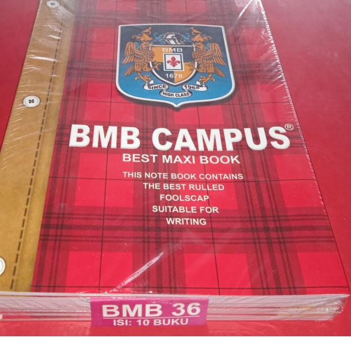 

Buku BMC BMB Campus isi 50 Lembar ( 1 pak isi 10 buku ) /Q77OO Stock Banyak