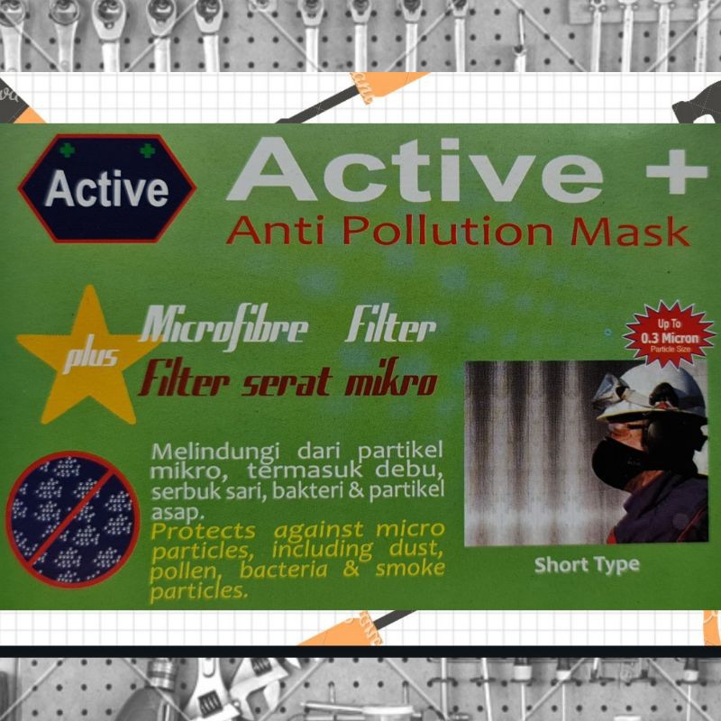 Masker kain kesehatan/ masker active