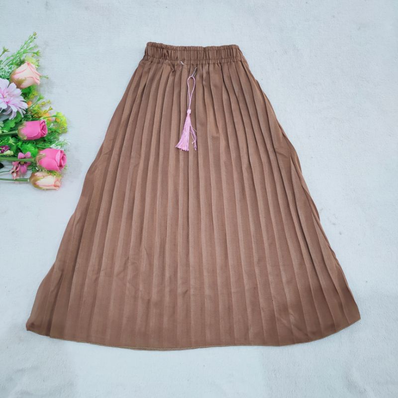 Rok Plisket Anak 2 3 4 Tahun cewek perempuan rok plisket premium HNS