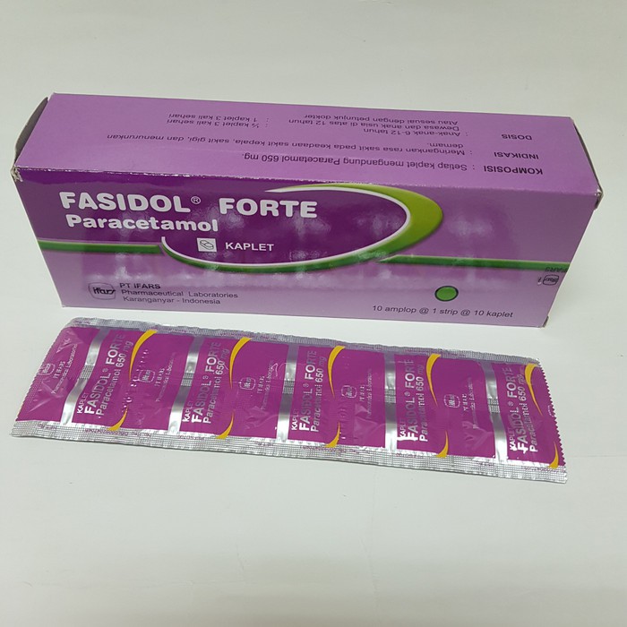 

Fasidol Forte box isi 10 strip