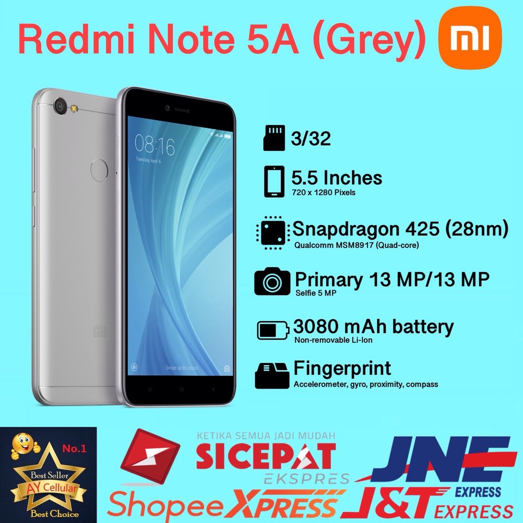 Xiaomi Redmi Note 5A 3/32 Fingerprint