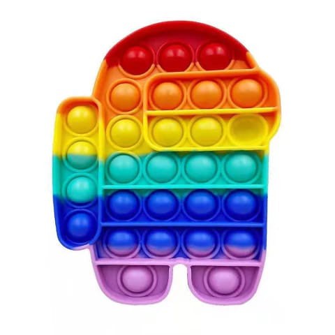 ♥TMALL88♥ POP IT RAINBOW / fidget push Pop Its Fidget Toy Push bubble kids-4