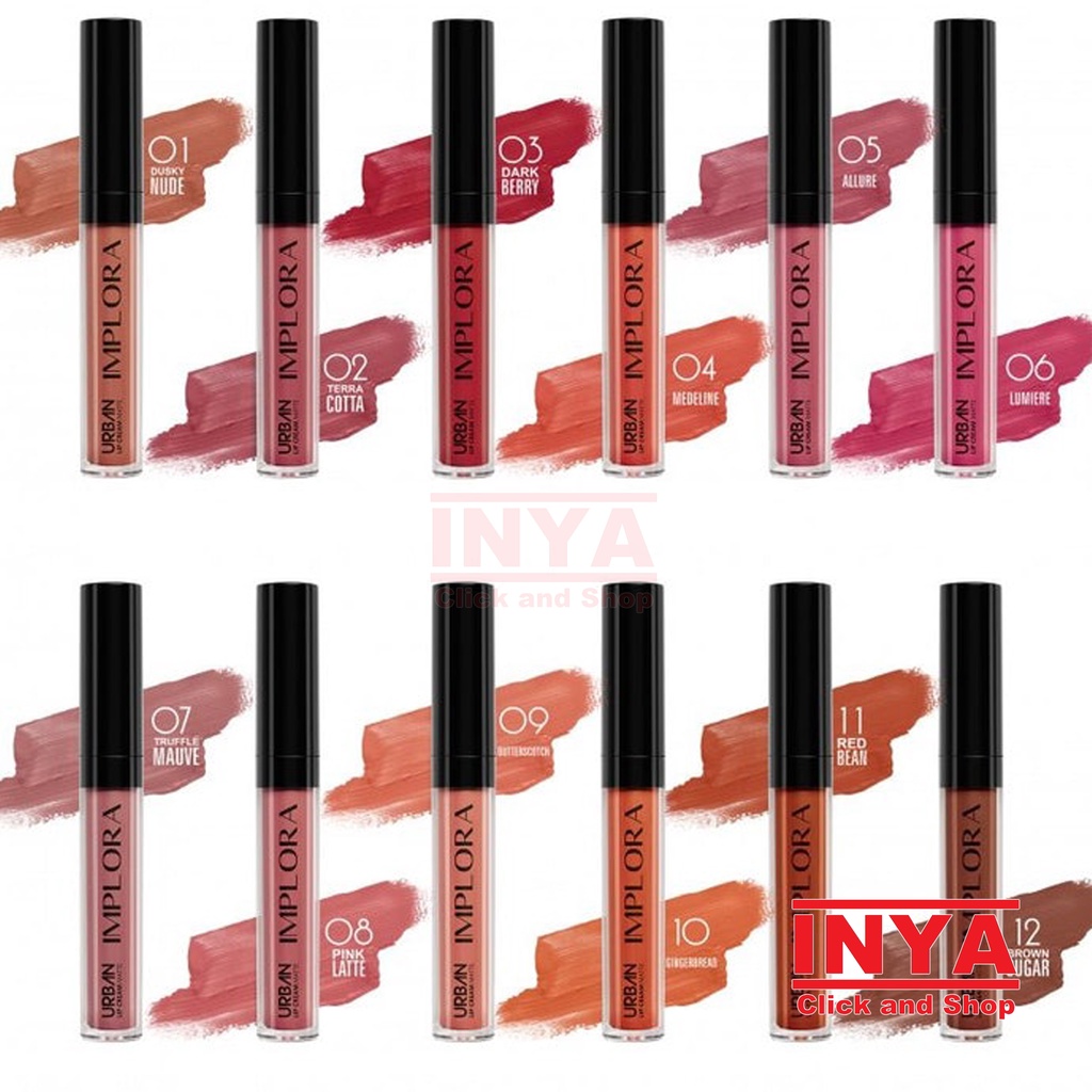 IMPLORA URBAN LIP CREAM MATTE 2.9gr