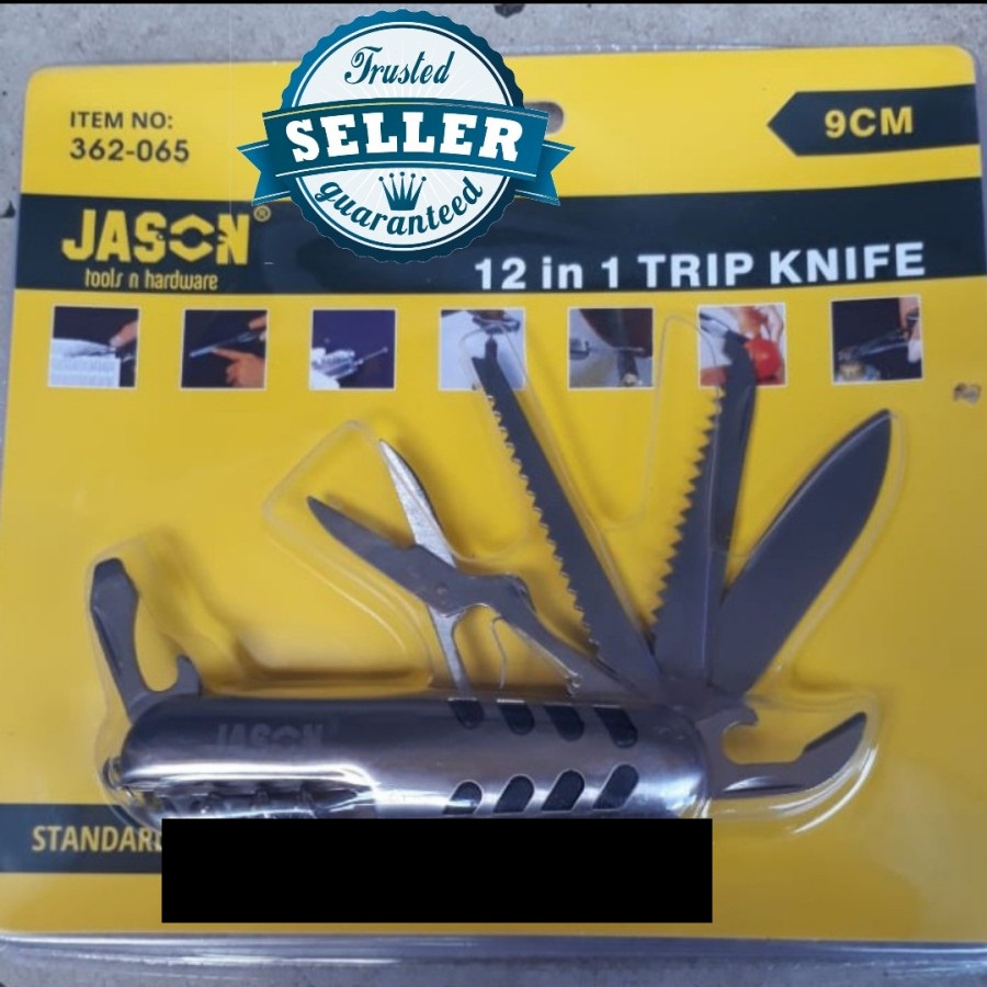 Trip knife pisau travel lipat multi tools heavy duty