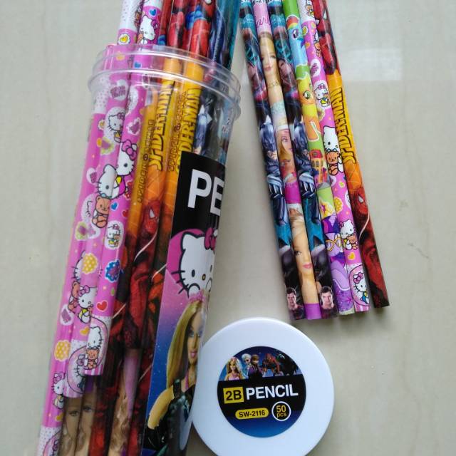

Pensil 2B karakter | pensil 2B lucu