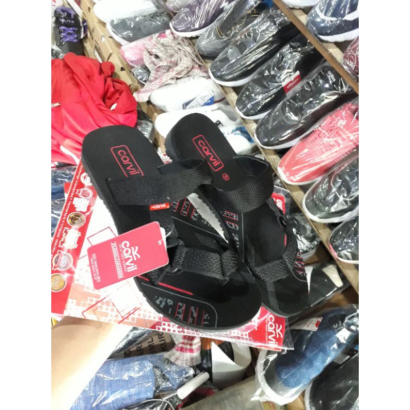 sandal spons pria jepit jempol Carvil spektra original