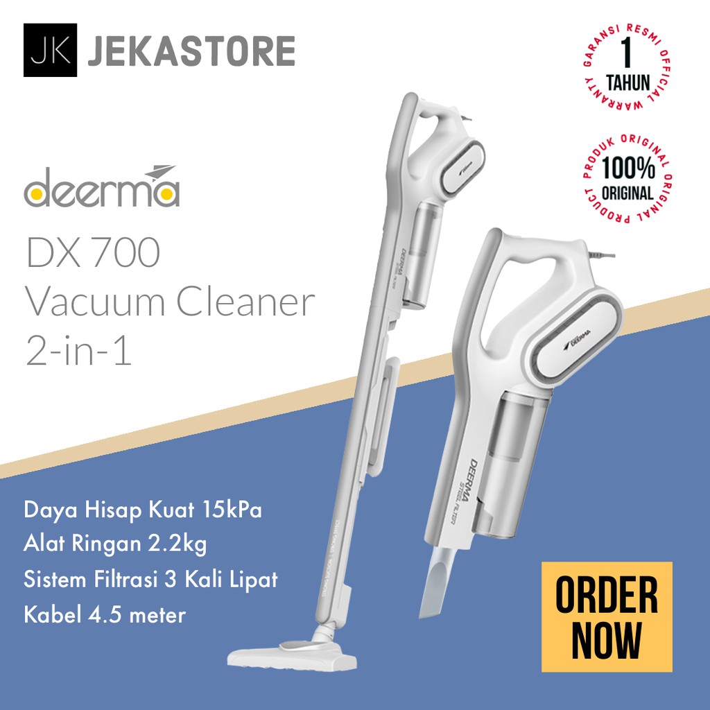 Deerma DX700 2-in-1 Vertical Handheld Vacuum Cleaner